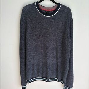 Ted Baker contrast collar and cuff sweater - sz 7 (XXL)